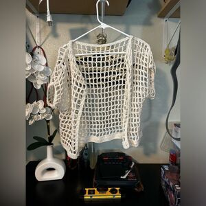 Hand Made Crochet Cardigan Size S